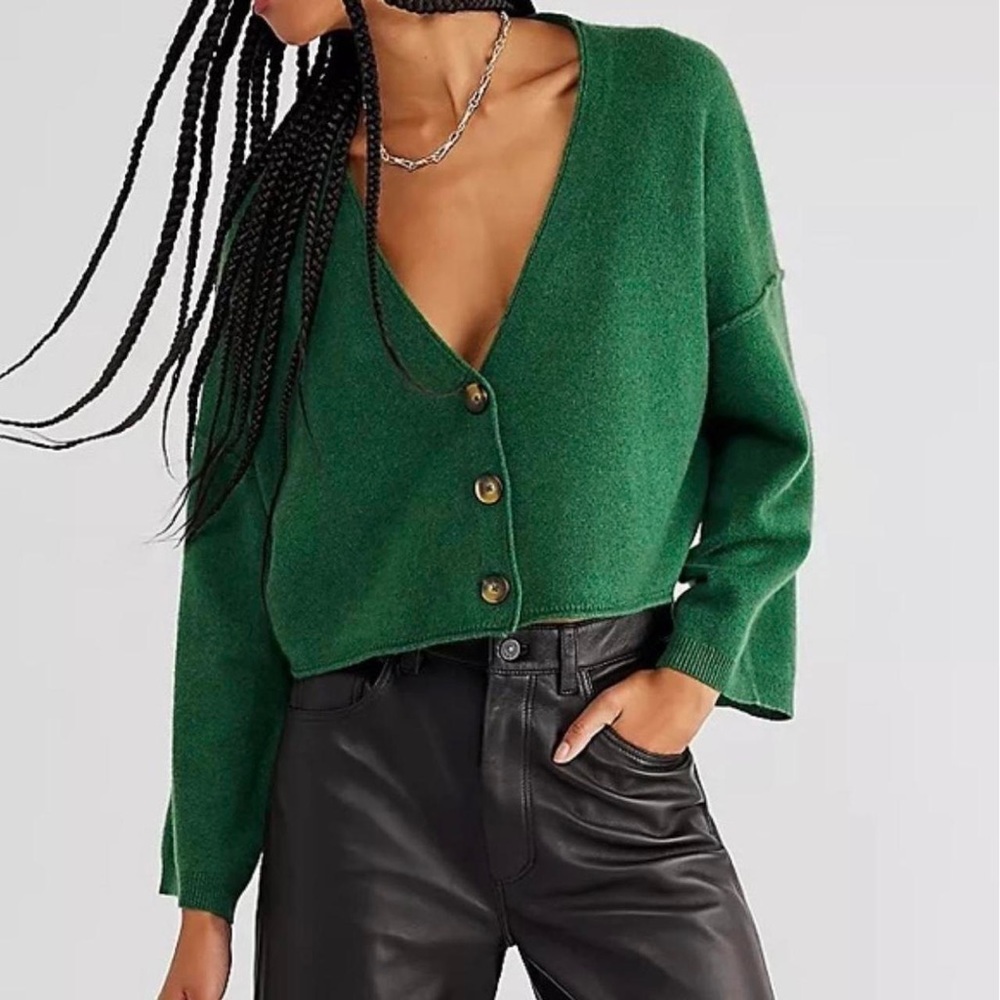 free people heartbeat cardi - cashmere